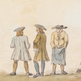 A group of three men