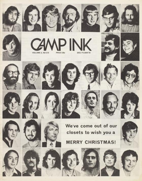 CAMP Ink cover, December 1971