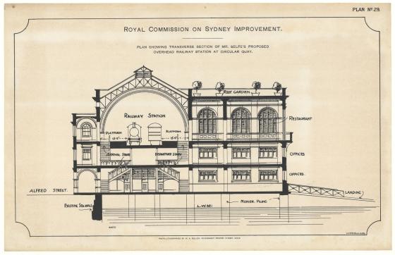 Royal Commission for the Improvement of the City of Sydney and Its Suburbs plans, &c.