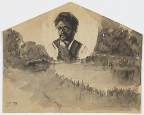 Misquito [i.e. Musquito] and Devil's Hole Tasmania, 1868 / J. R.