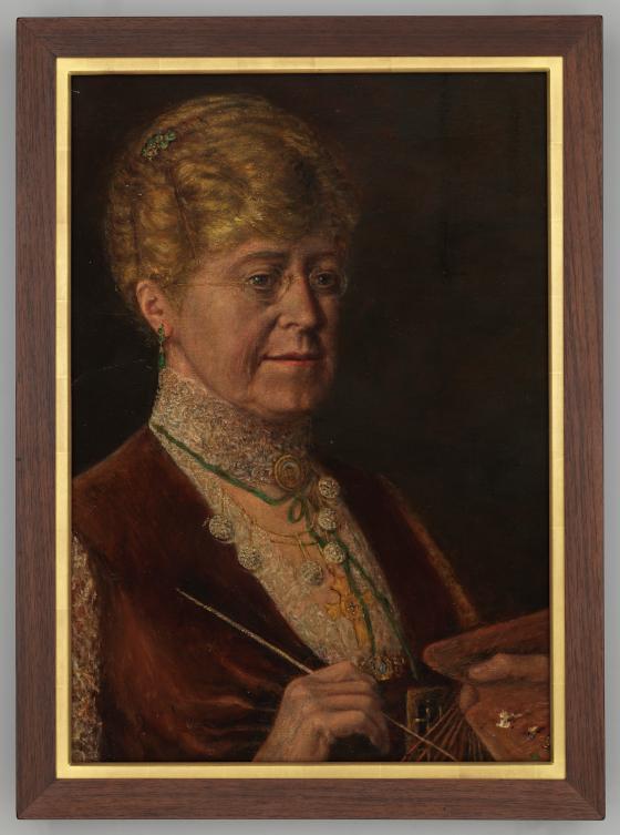 Self portrait, ca. 1890-1900 / Catherine Elizabeth Streeter