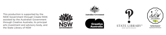 NSW government, Creative Australia, State Library of NSW, SB&W Foundation