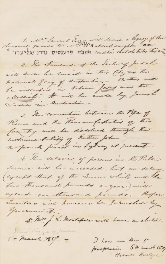 An Address to the Jewish Ladies, Sydney, 1854	