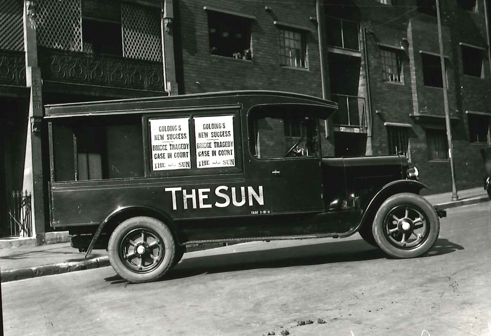 The Sun delivery truck