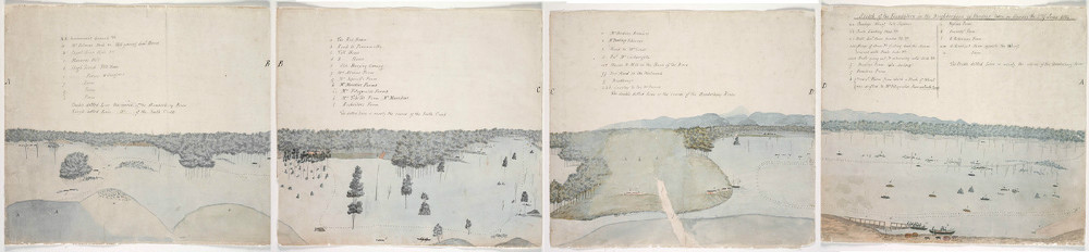 Sketch of the Inundation in the Neighbourhood of Windsor taken on Sunday the 2nd of June 1816, By unknown, State Library of New South Wales, PX*D 264
