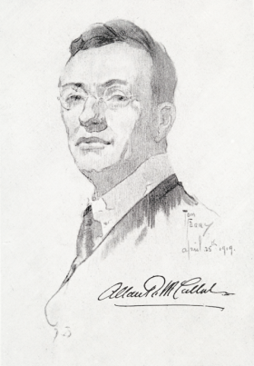 Sketch of Allan R McCulloch, 1919, Tom Ferry, courtesy Australian Museum Archives 